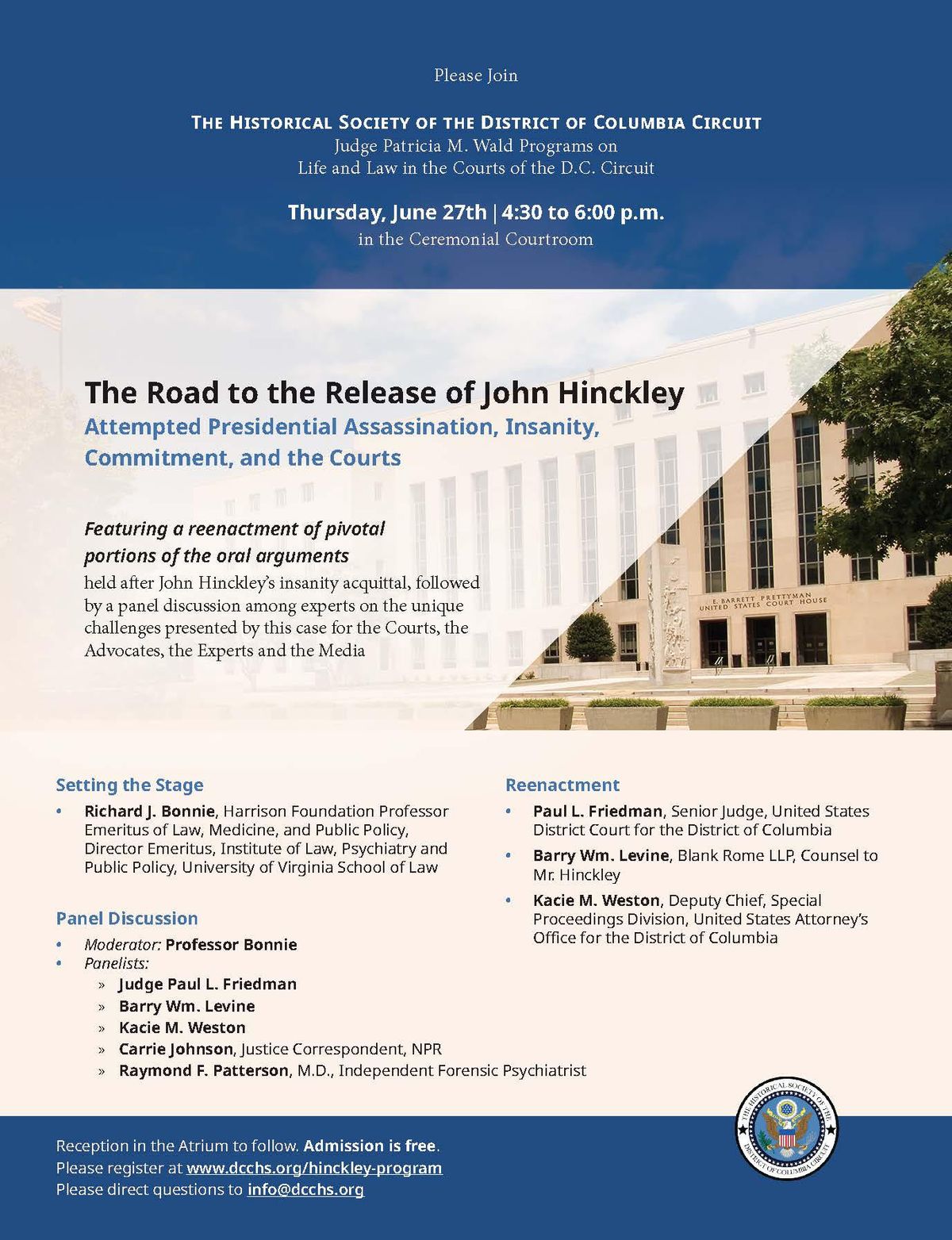 Hinckley Program Open for Registration