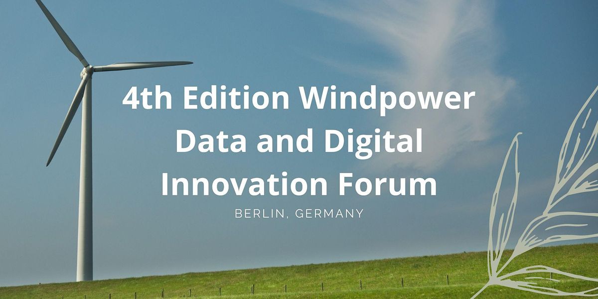 4th Edition Windpower Data and Digital Innovation Forum