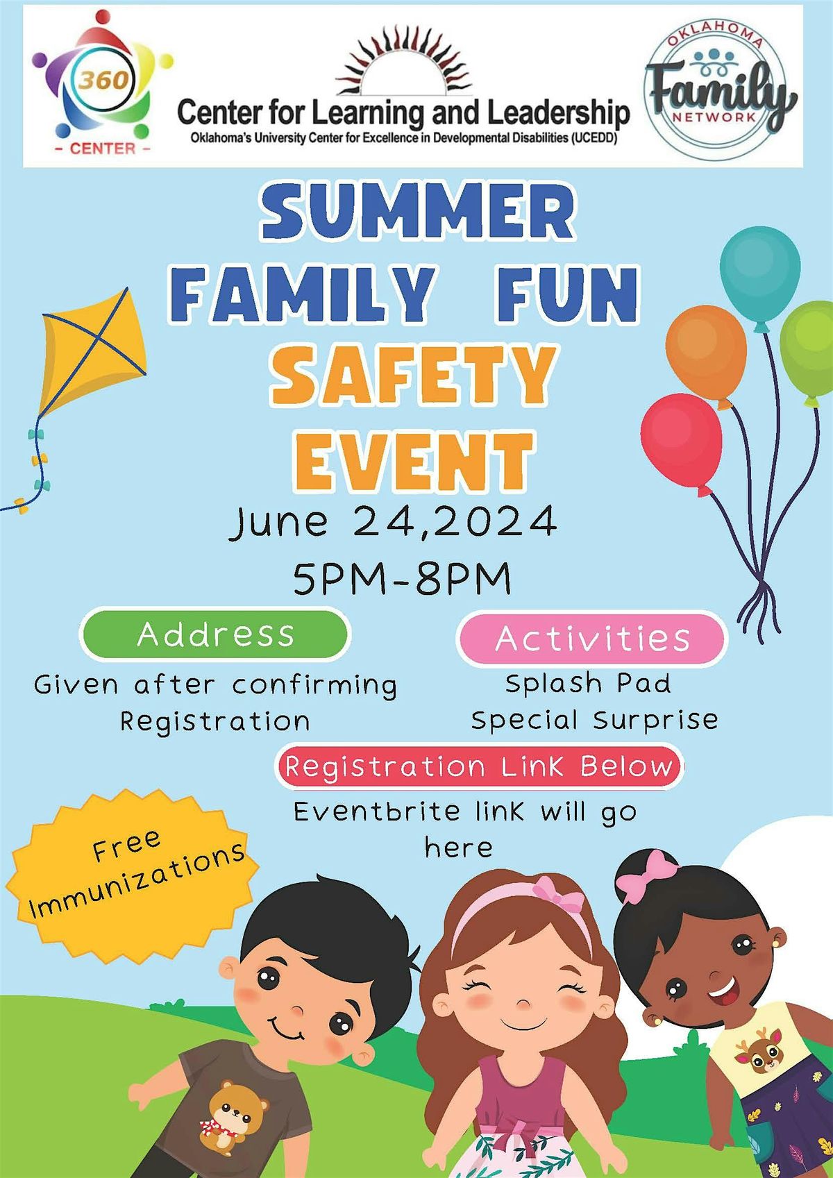 SUMMER  FAMILY FUN SAFETY EVENT