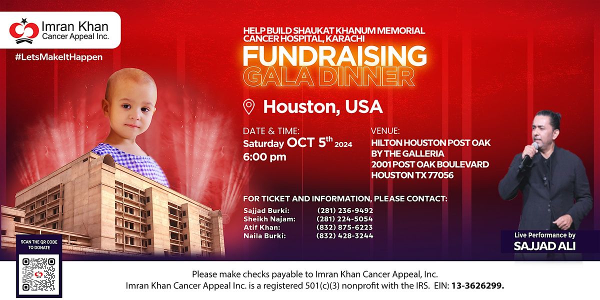 Shaukat Khanum Fundraising Gala Dinner in Houston, USA