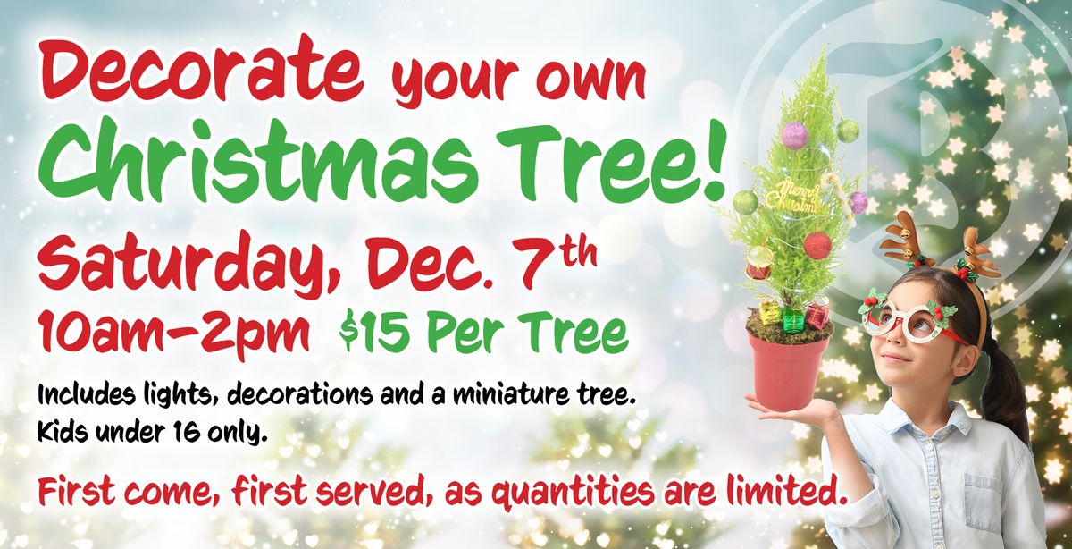 Decorate your own Christmas Tree!