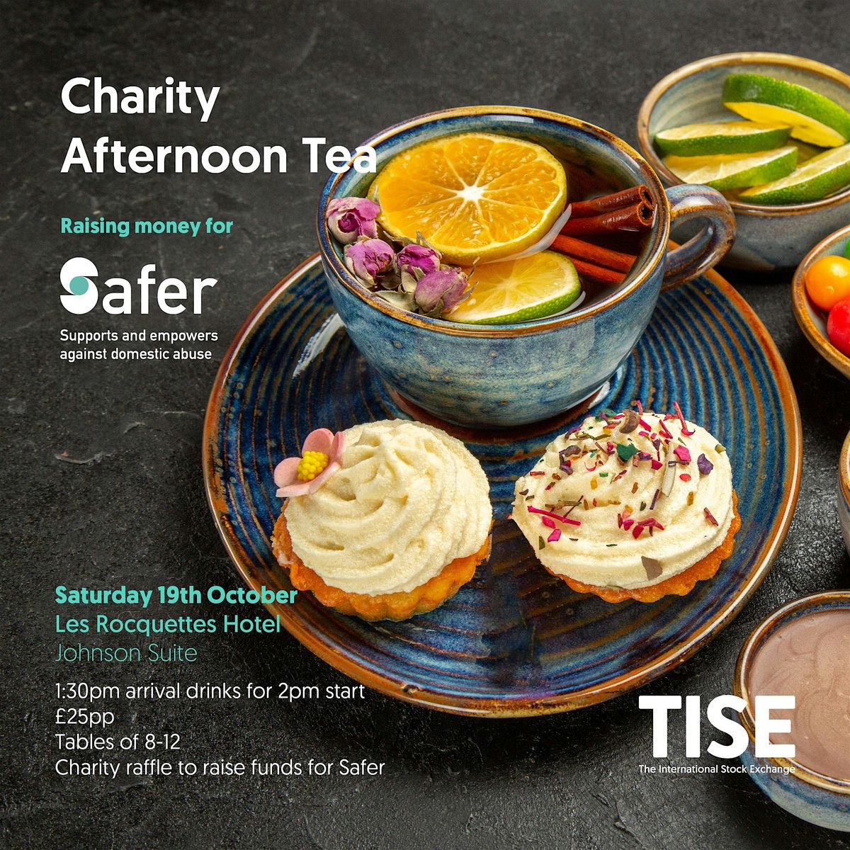 TISE Afternoon Tea in aid of Safer