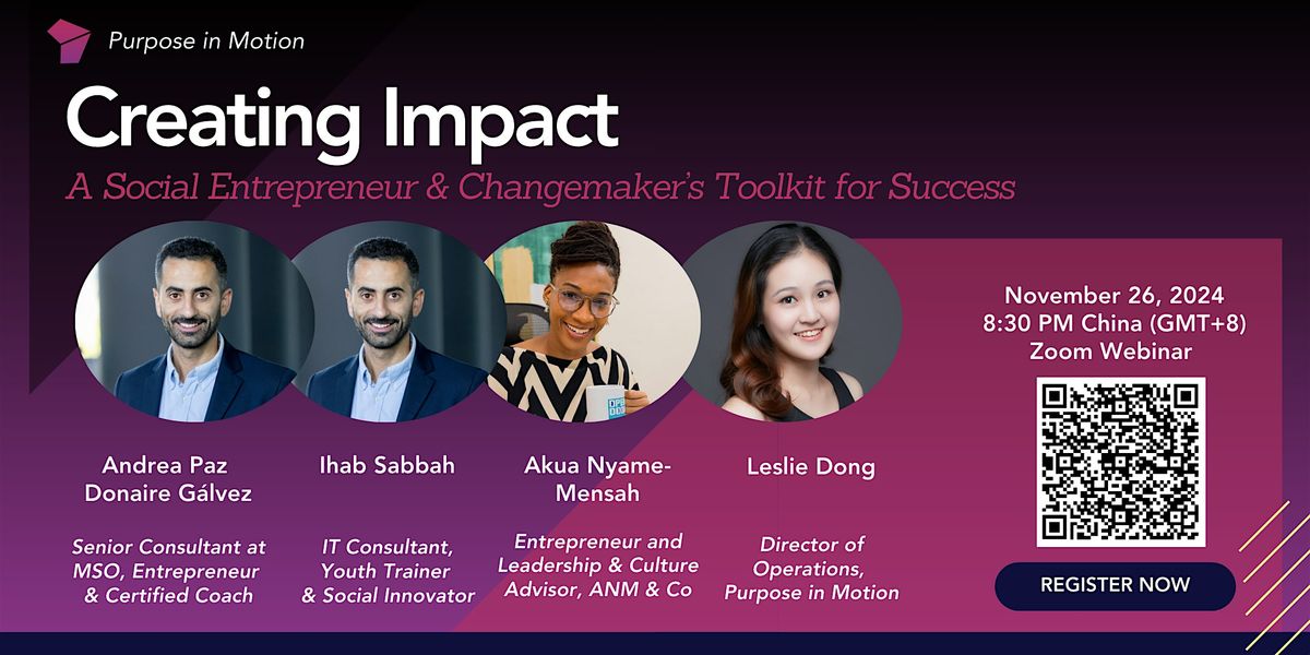 Creating Impact: A Social Entrepreneur & Changemakers' Toolkit for Success