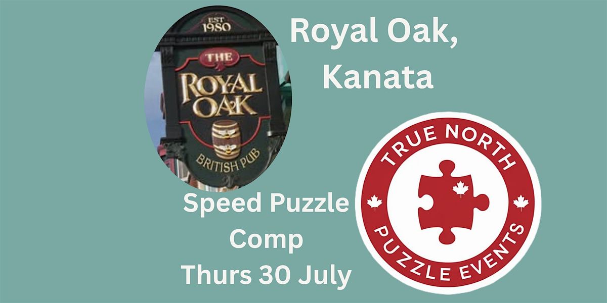 Speed Puzzle Competition - July 30, 2026