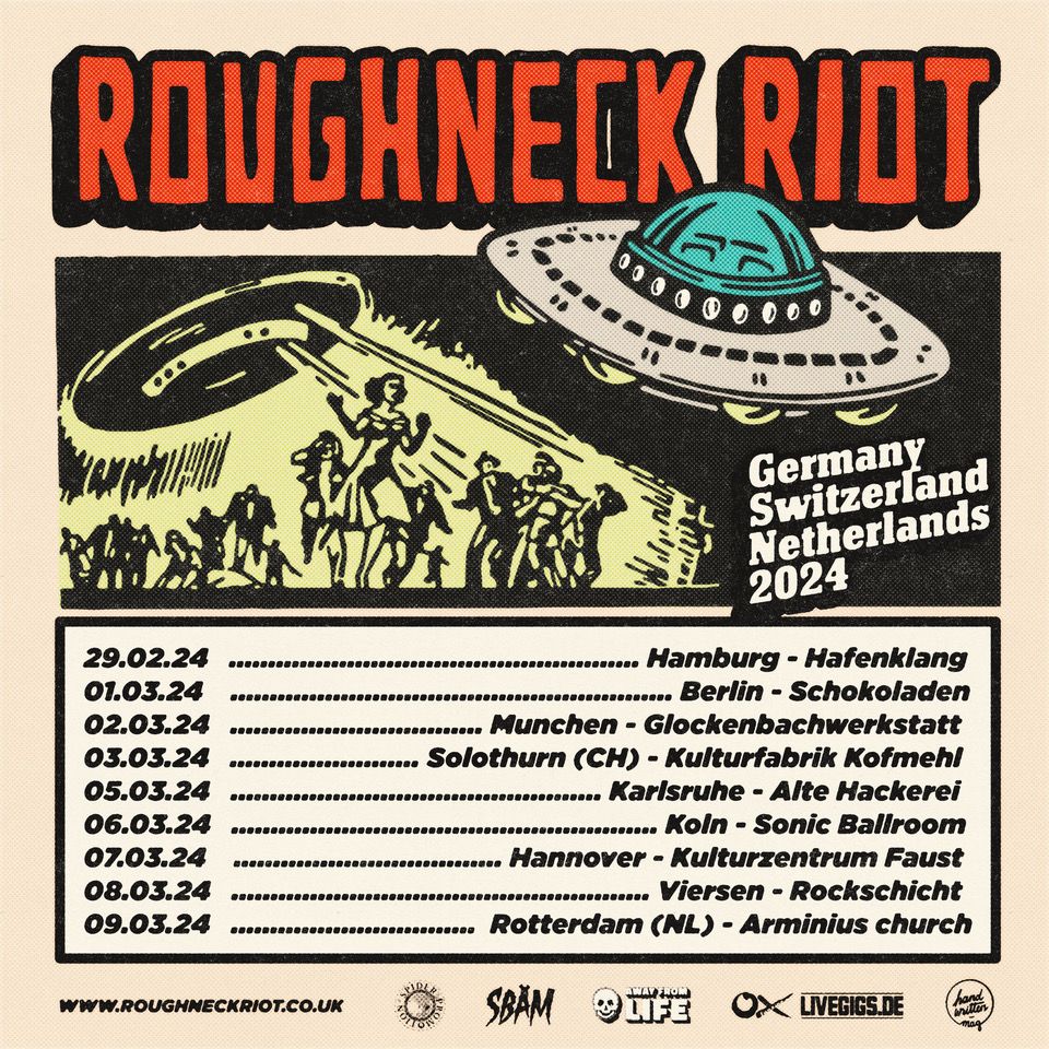 Roughneck Riot (Punk \/ Folk, UK)+ Sempf  \/\/ Hamburg - Hafenklang