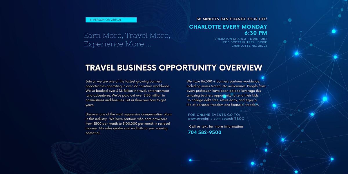 TBOO - Travel Business Opportunity Overview - Charlotte