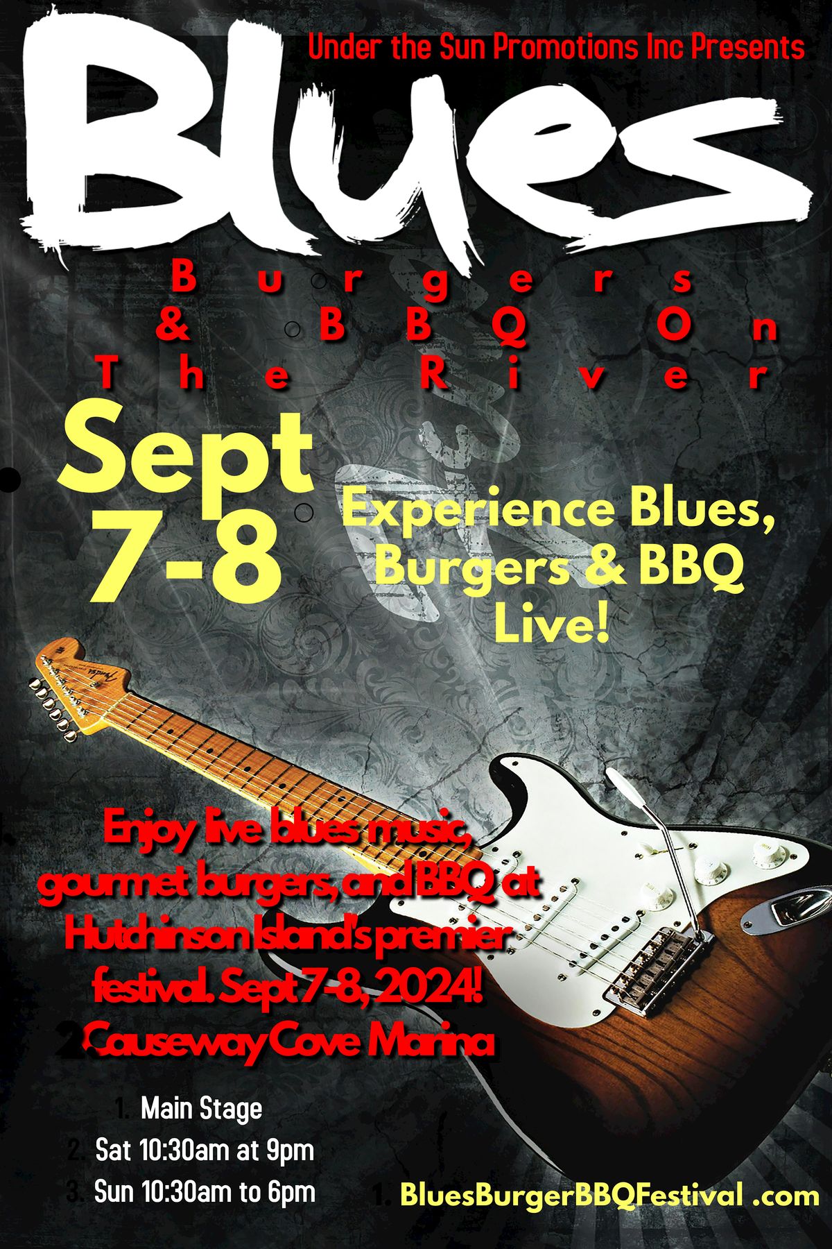 Blues Burgers and BBQ Festival September 7-8, 2024: A Culinary and Musical Extravaganza