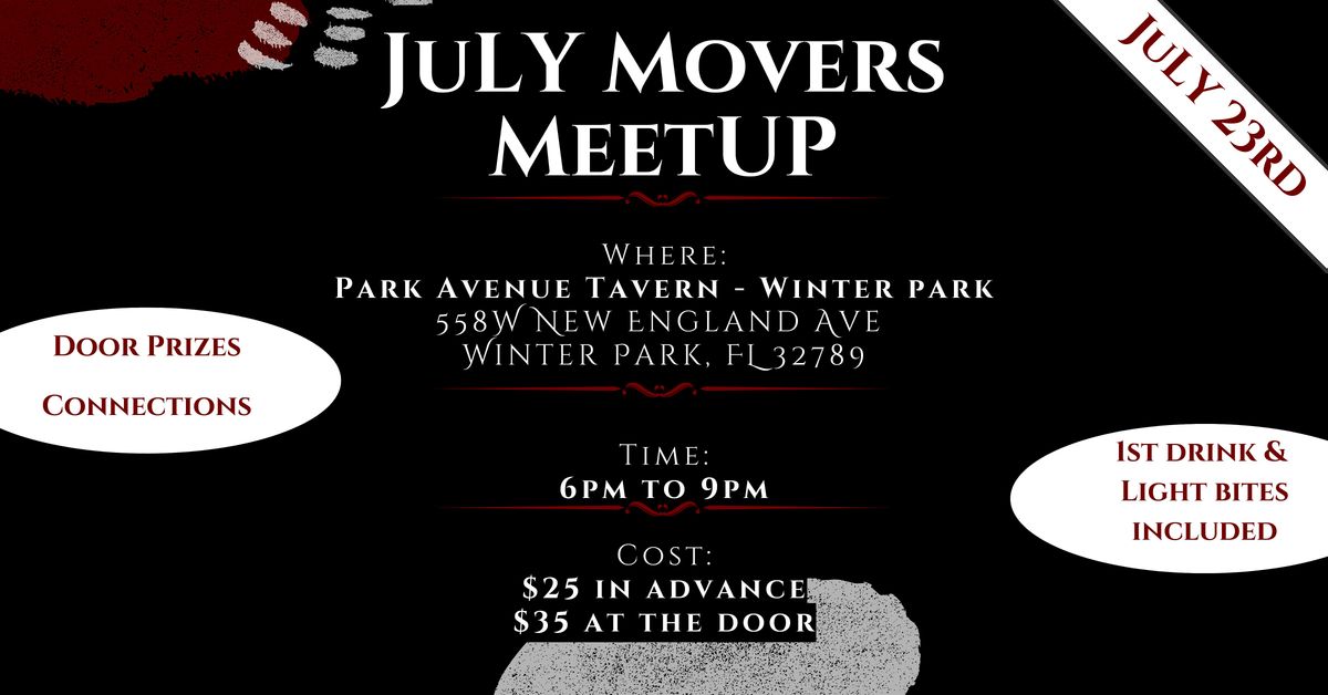 Movers MeetUP - Park Avenue Tavern