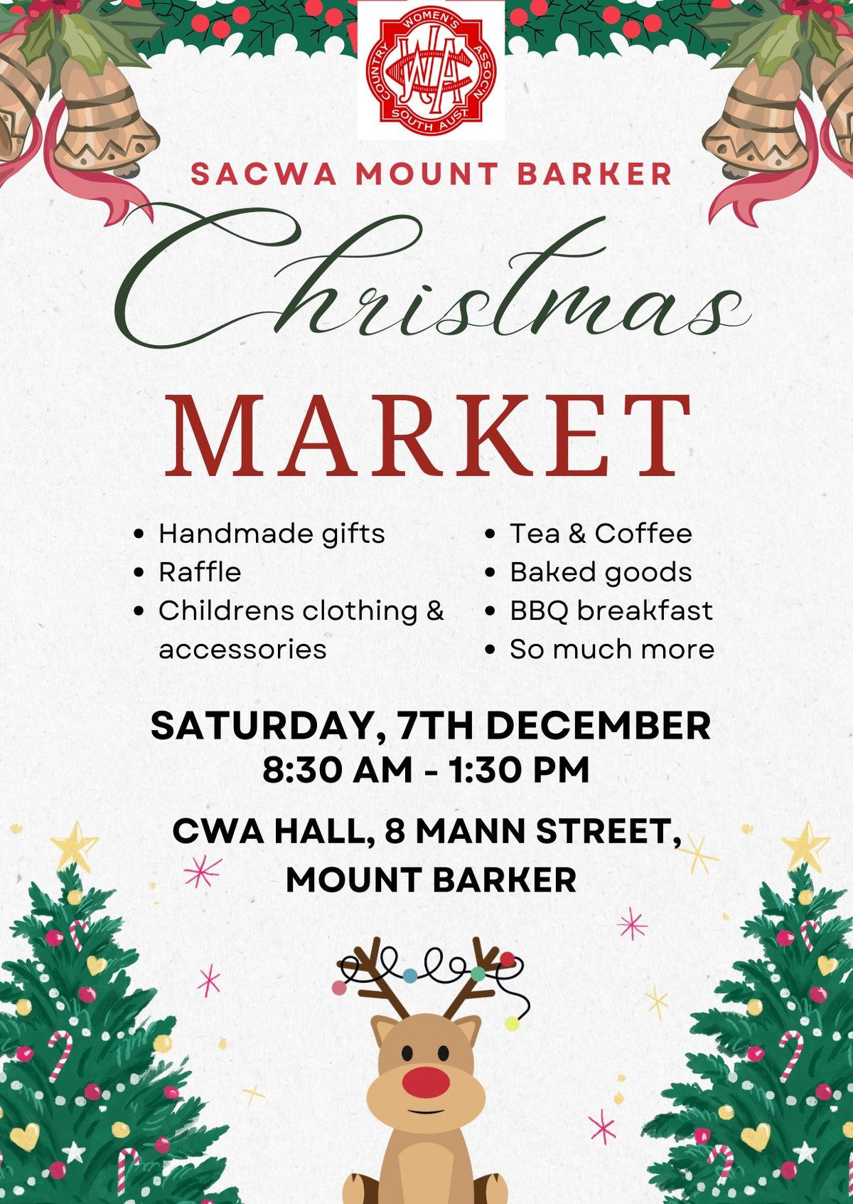 SACWA Mount Barker Christmas Market 2024