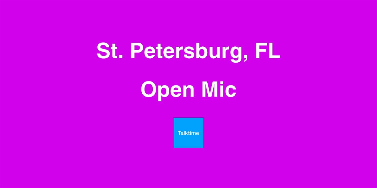 Open Mic - St. Petersburg