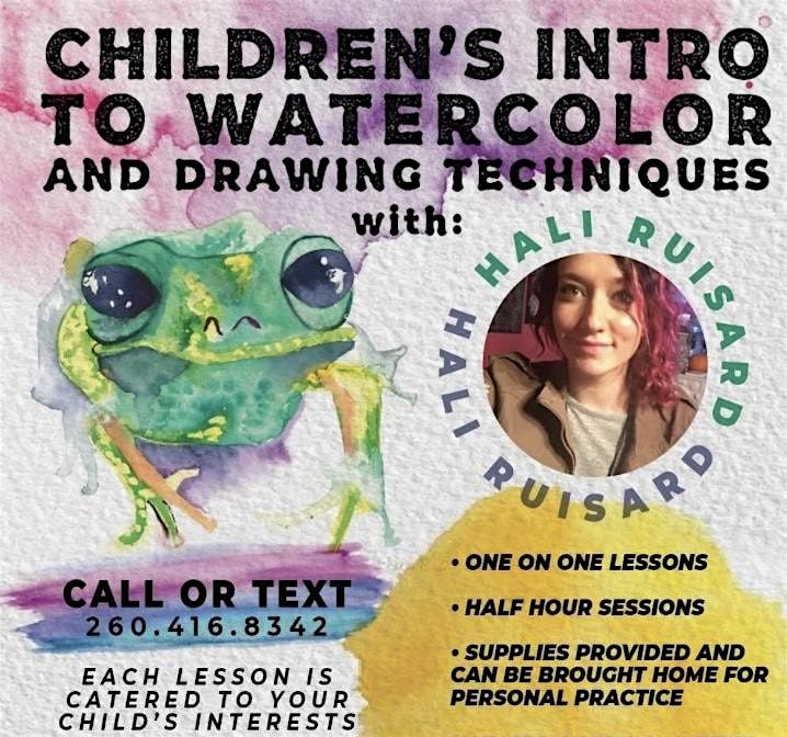 Children\u2019s Watercolor and Drawing Lessons