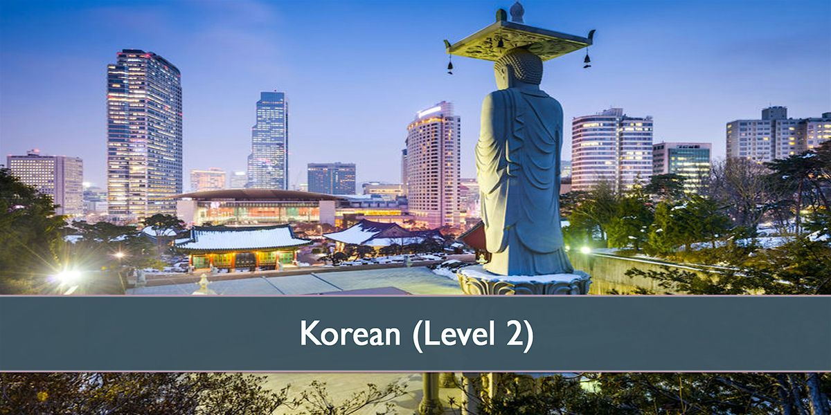 Korean Level 3 - October 2024