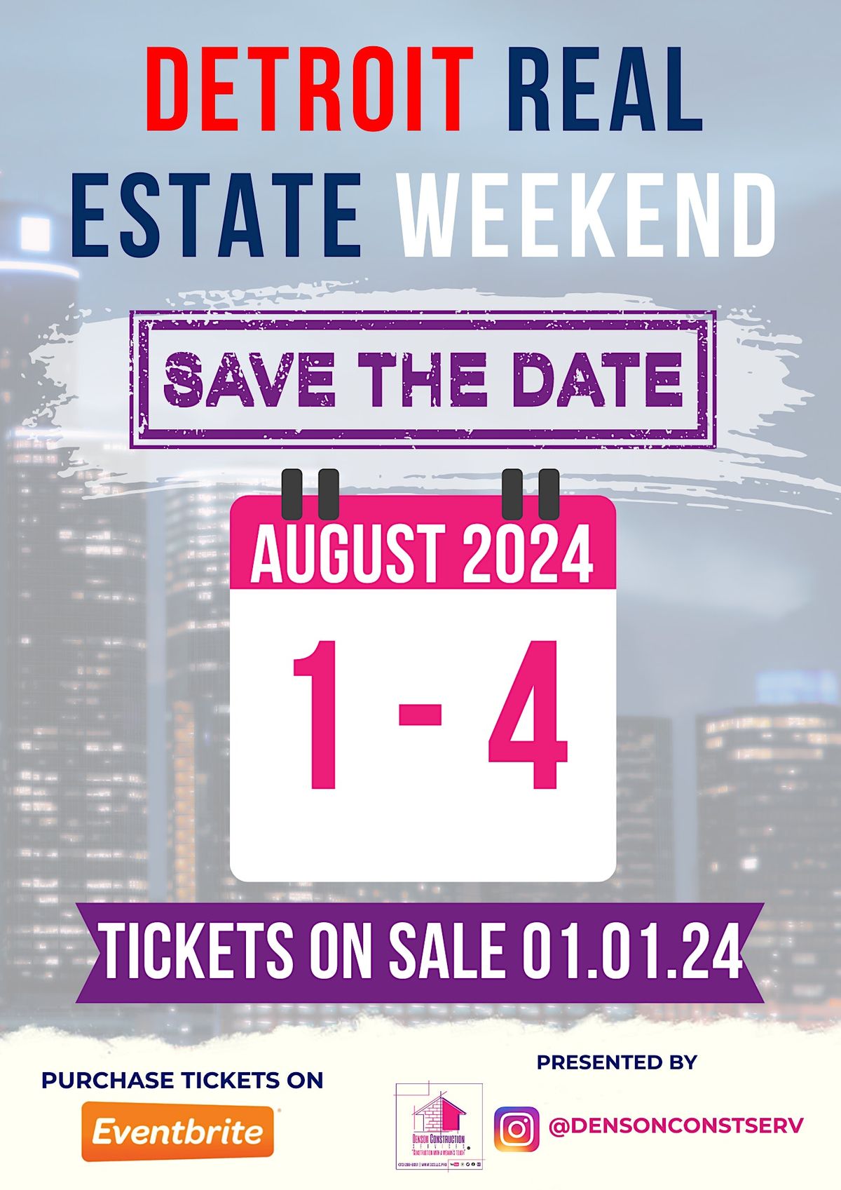 Detroit Real Estate Weekend and Tour 2024