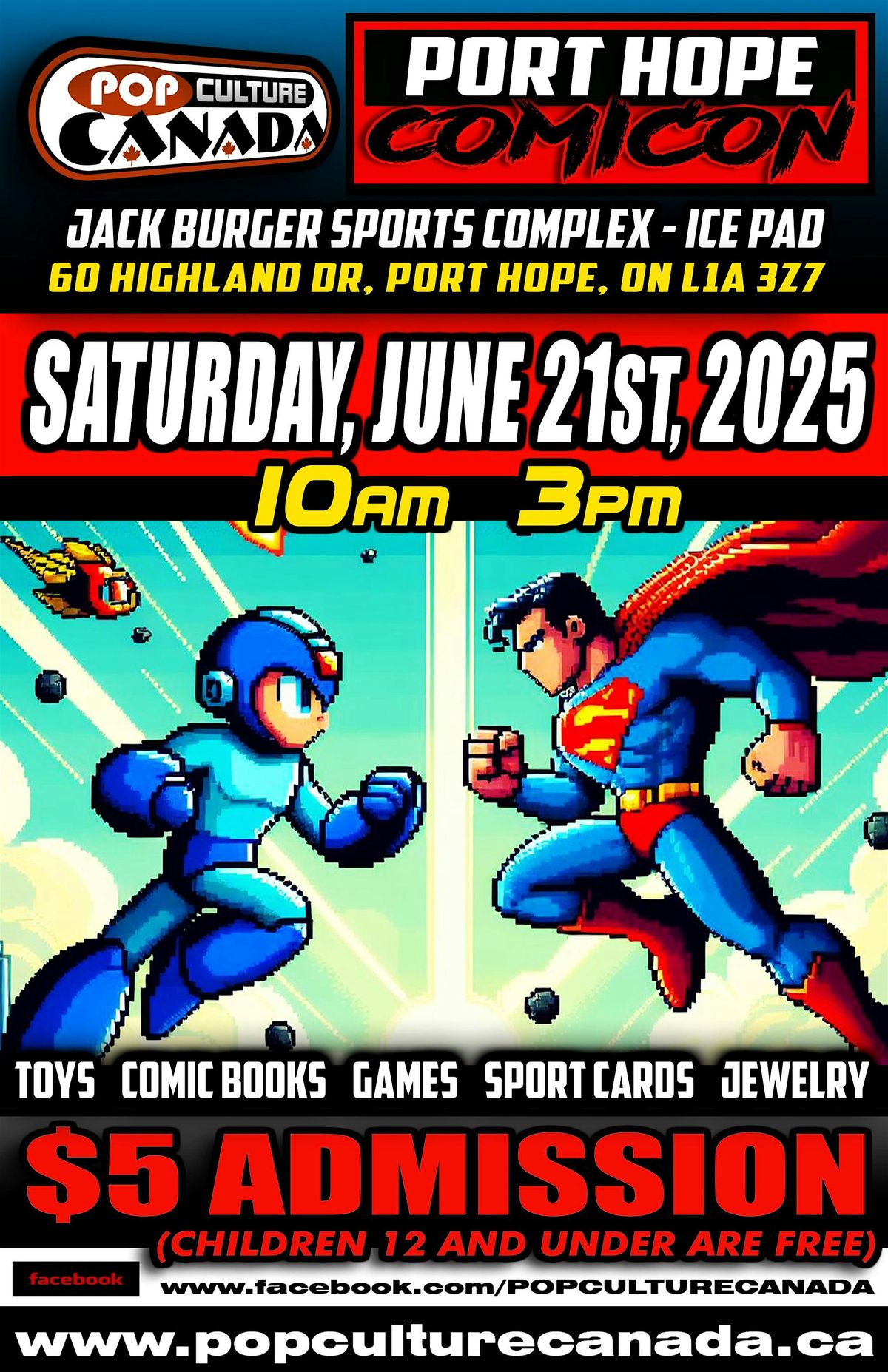 Port Hope ComiCon : June 21st 2025  :  Comic Con