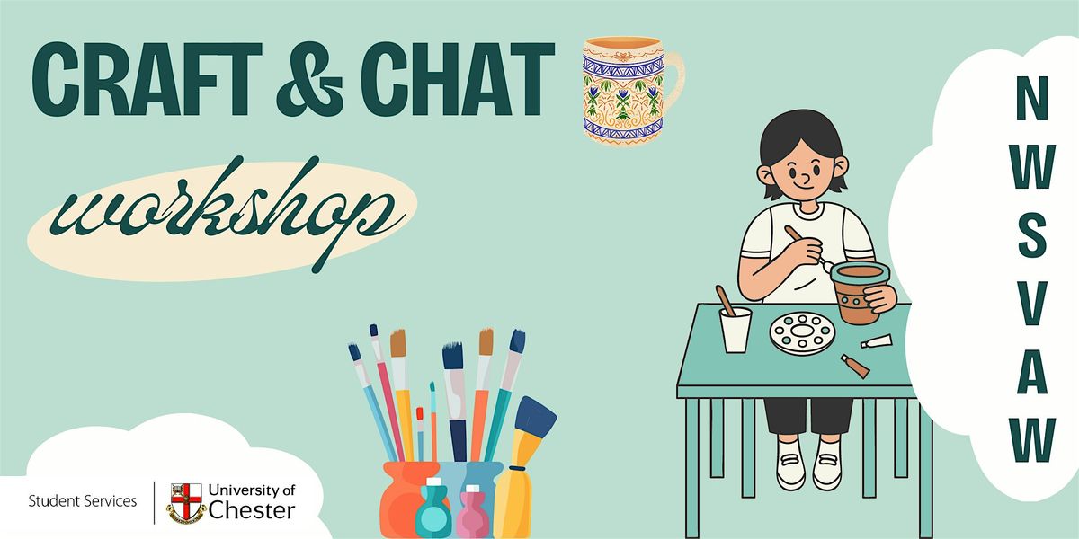 Craft & Chat with the SVLO Service (University of Chester students only)