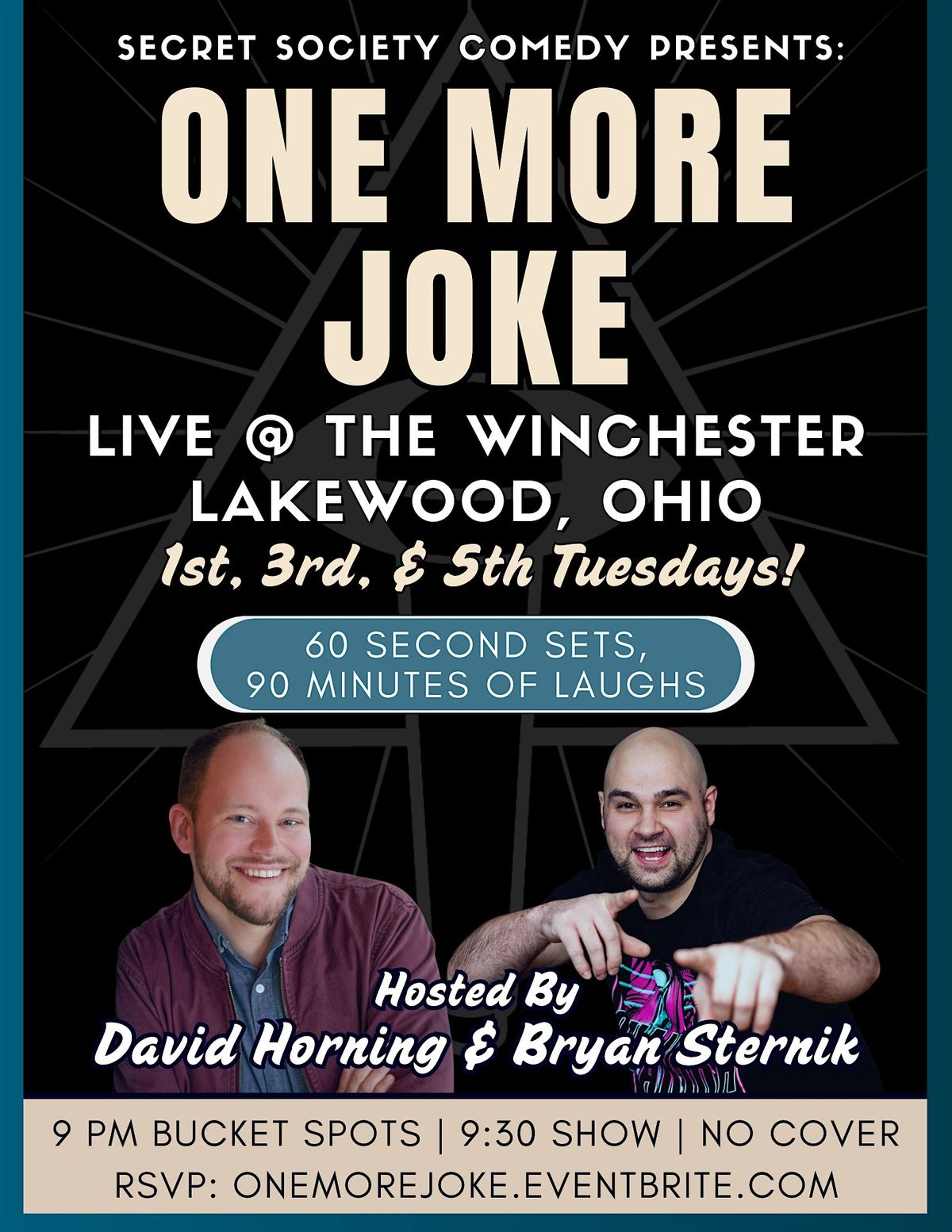 Secret Society Comedy Presents: One More Joke