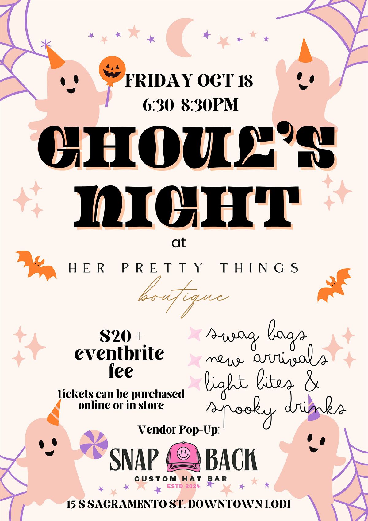 Ghoul's Night at Her Pretty Things Boutique