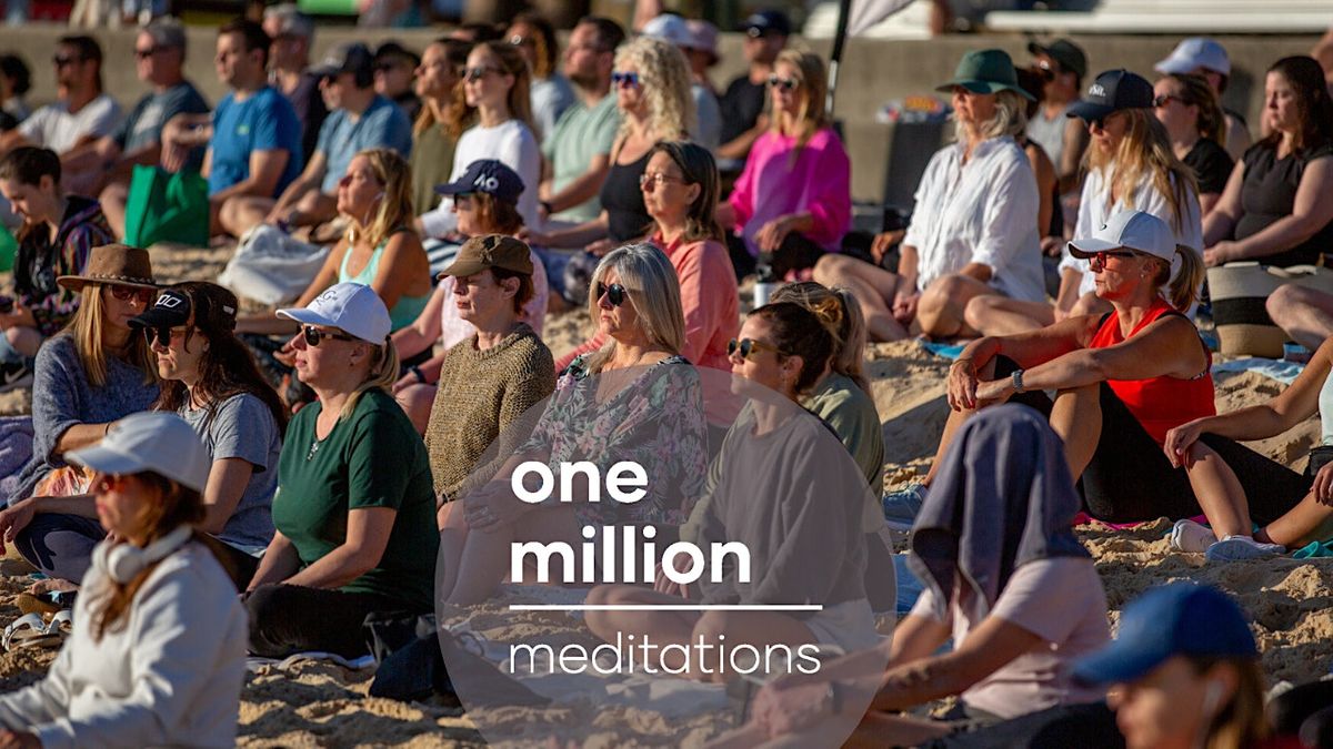 One Million Meditations  (OMM) MEGA Meditation - Manly Beach (Nth Steyne)