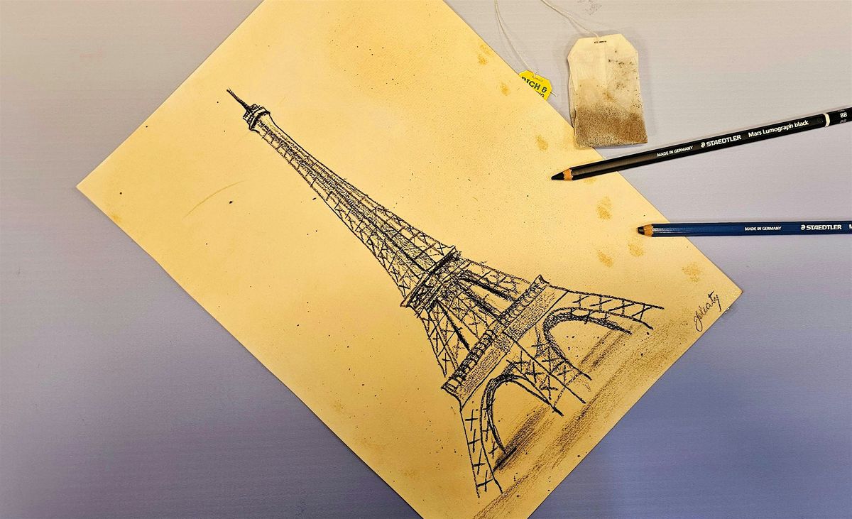 Eiffel Tower drawing (Mudgee Library ages 9-12)