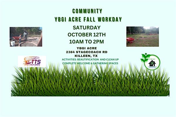 Community YBGI Acre Fall Workday