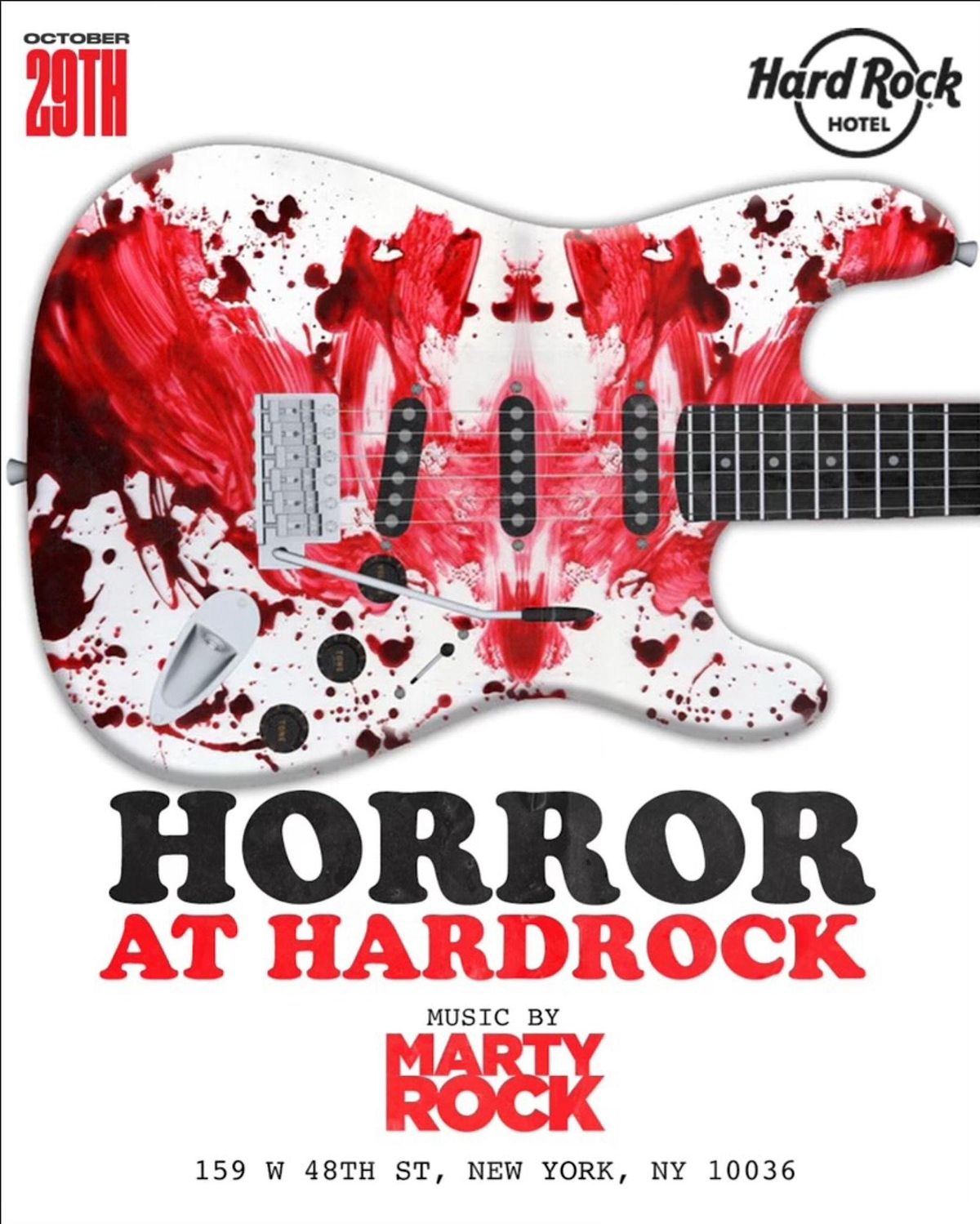 Horror at The Hard Rock 10\/29