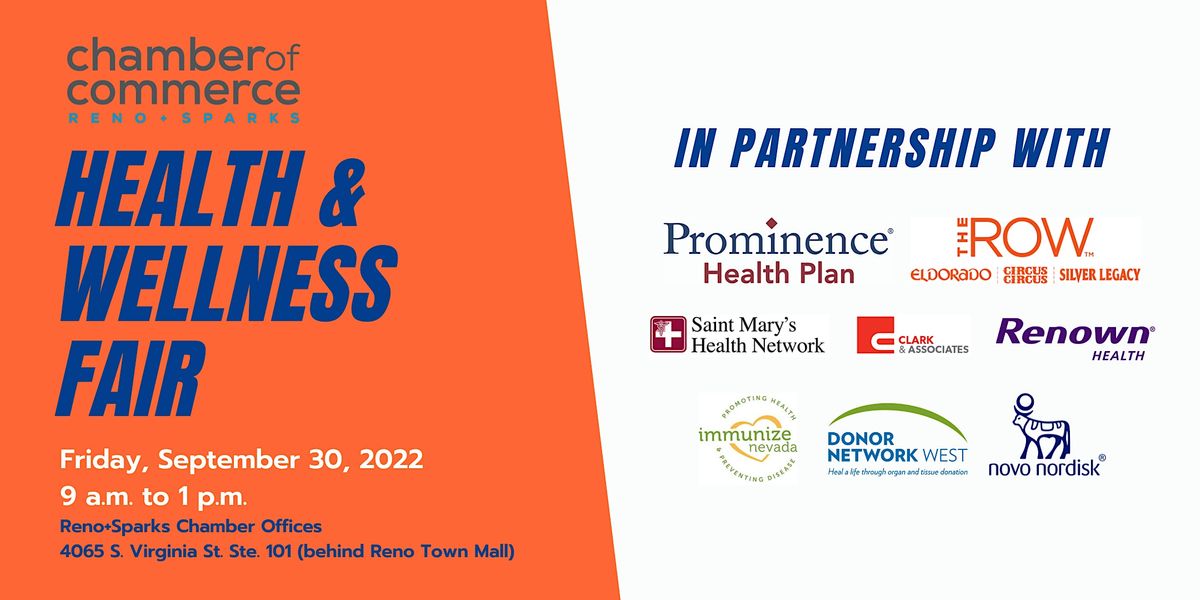 2022 Reno+Sparks Chamber Health and Wellness Fair, Reno+Sparks Chamber