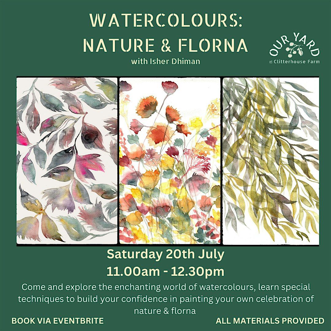 Mindfulness with Watercolours: Nature & Florna