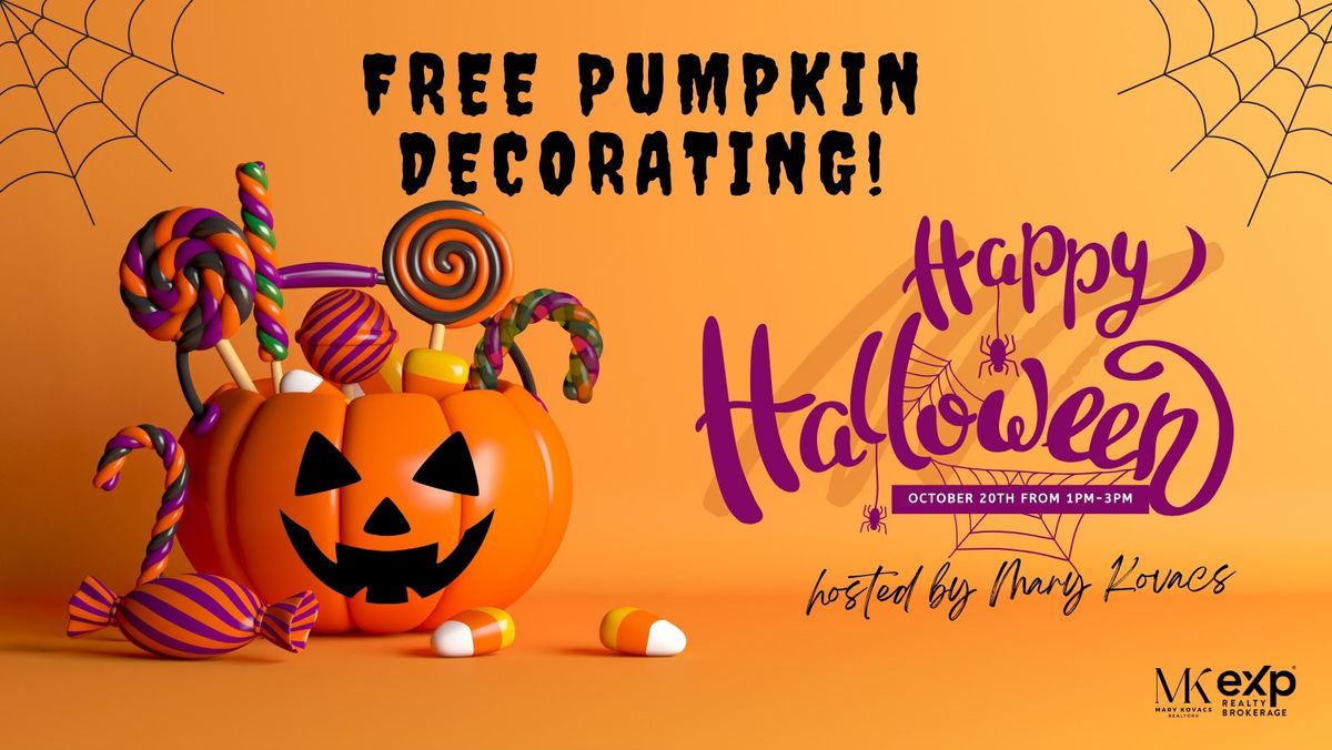 FREE Halloween Pumpkin Decorating