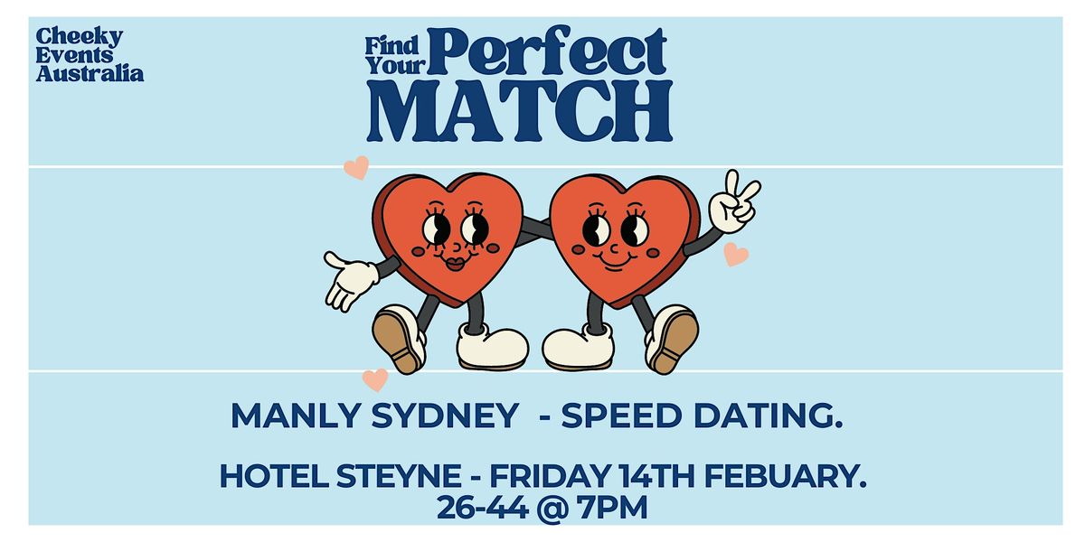 Sydney speed dating in Manly for ages 26-44 by Cheeky Events Australia