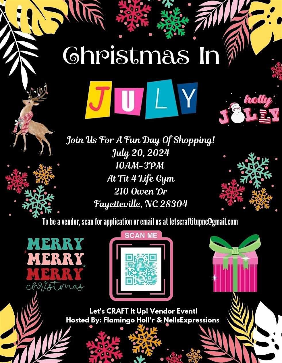Let's CRAFT It Up: Christmas in July