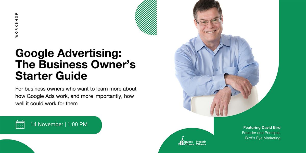 Google Advertising: The Business Owner\u2019s Starter Guide (In Person)