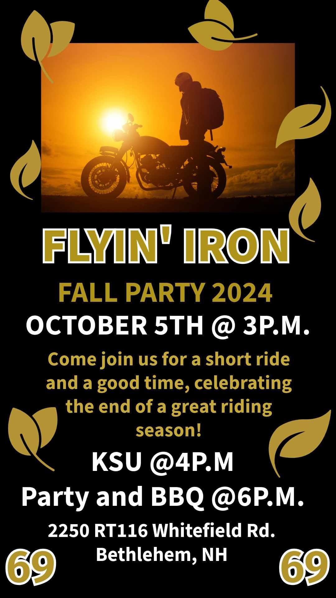 Fall Party and ride