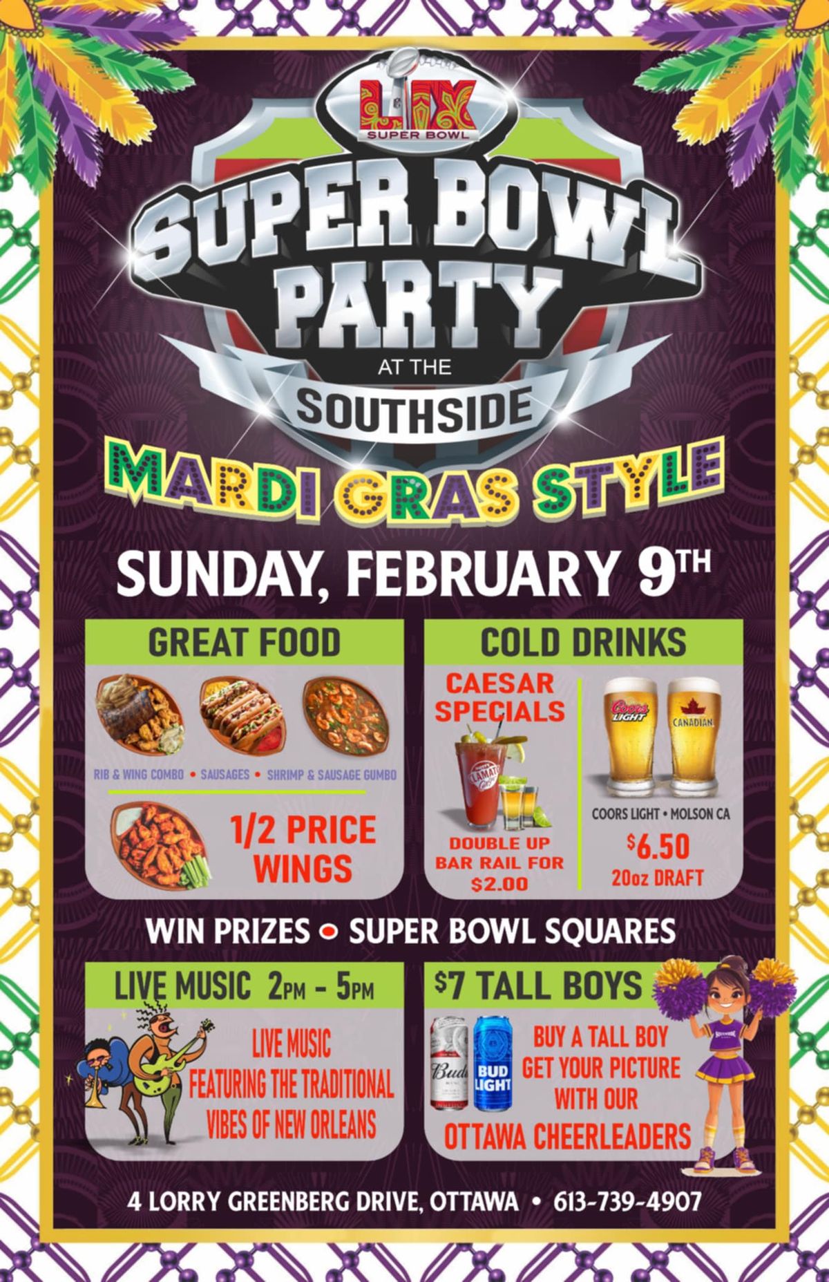 Southside Super Bowl Party