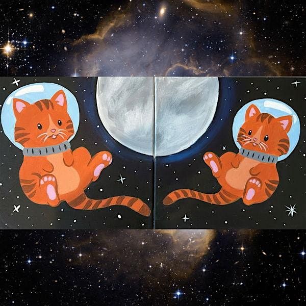 Mommy & Me Paint Party: Galaxy Kitties