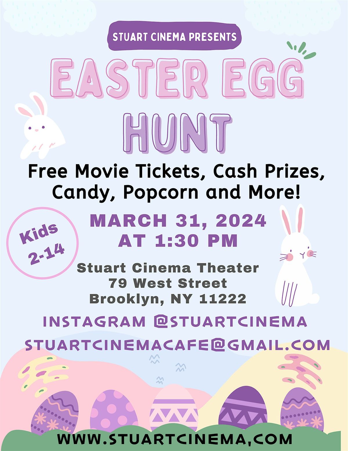Easter Egg Hunt at Stuart Cinema