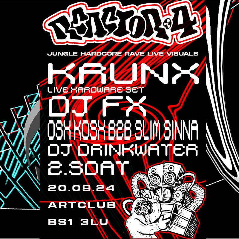 Reactor 4 - Krunx, DJ FX, DJ Drinkwater & more!!!!