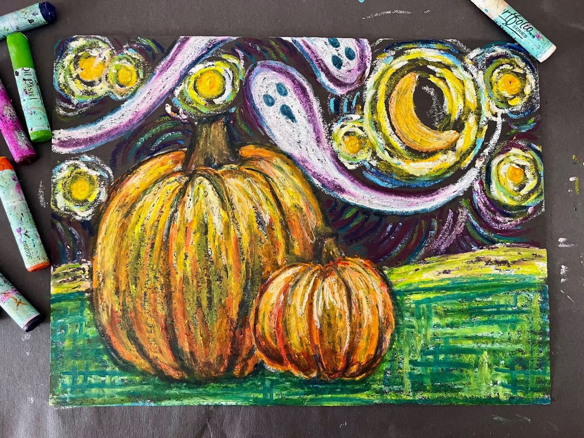 Family Art Saturday : Starry Night Pumpkins