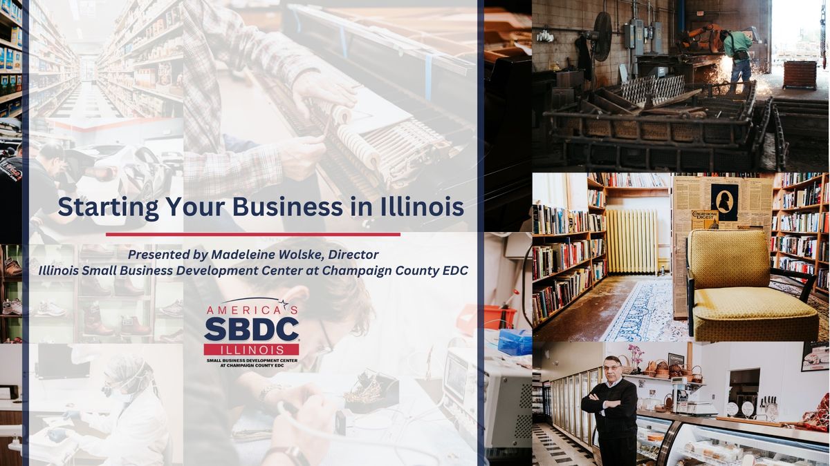 SBDC Workshop: Starting a Business in Illinois