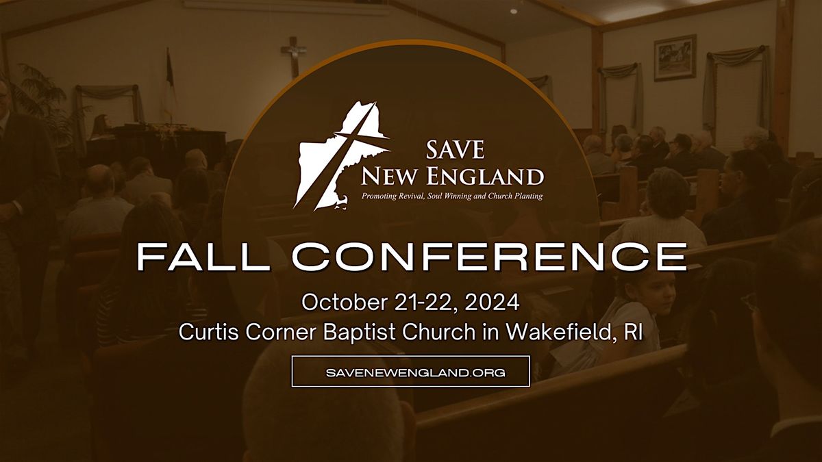 2024 FALL SAVE NEW ENGLAND Church Planting & Revival Conference