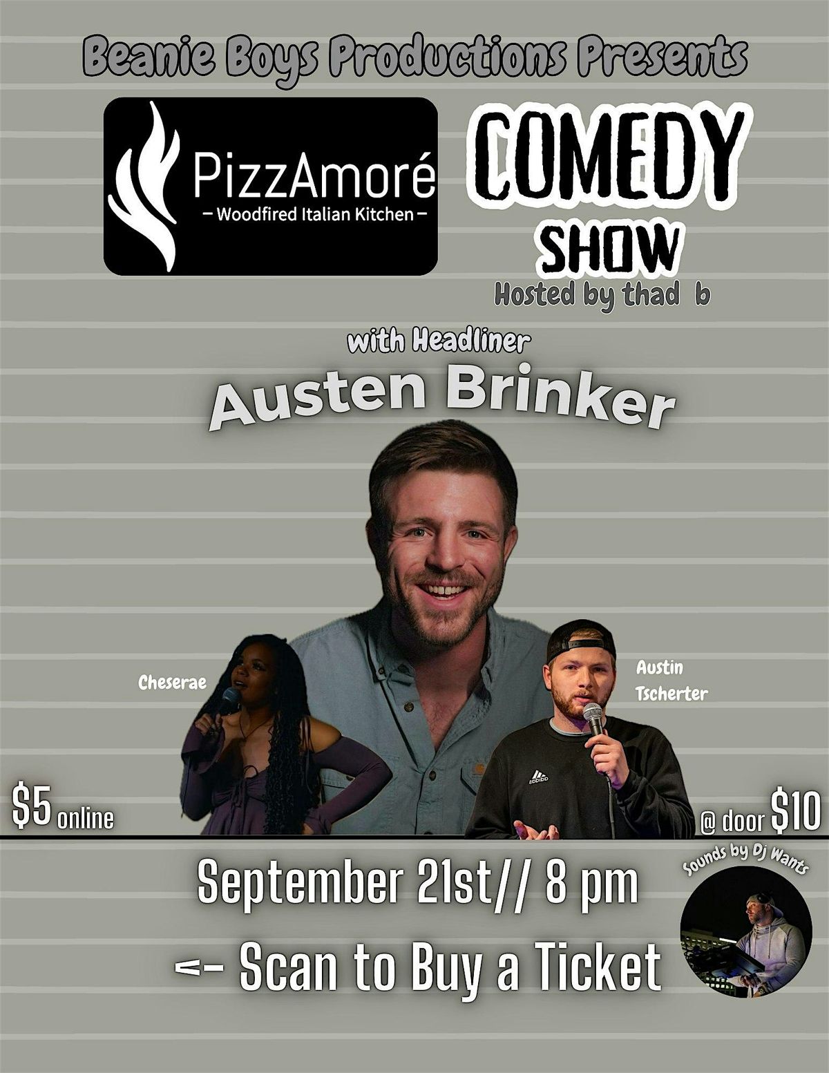 PIZZAMOR\u00c9 Comedy Show