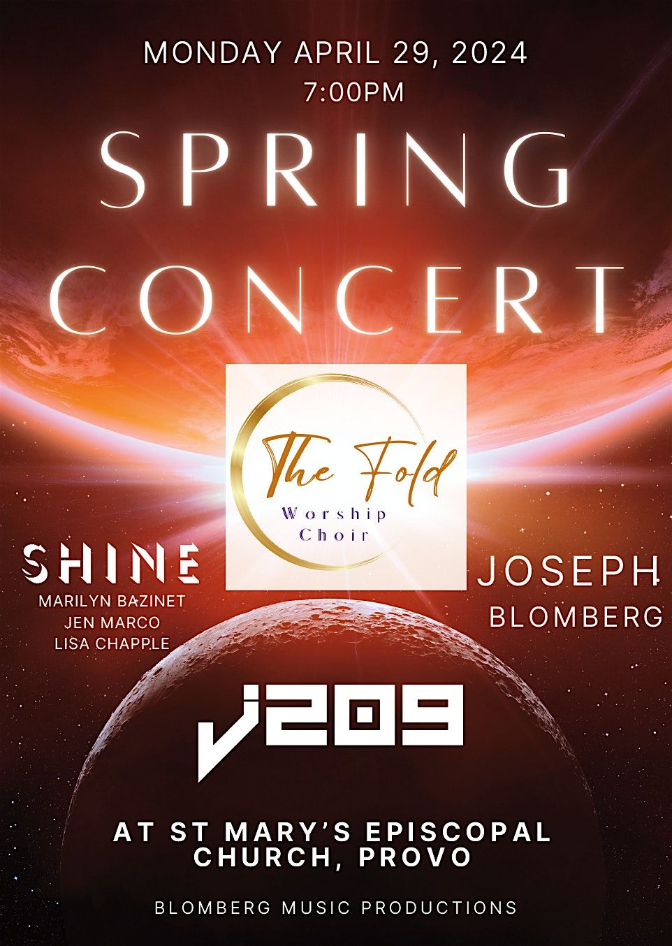 The Fold Worship Choir Spring Concert  with J209