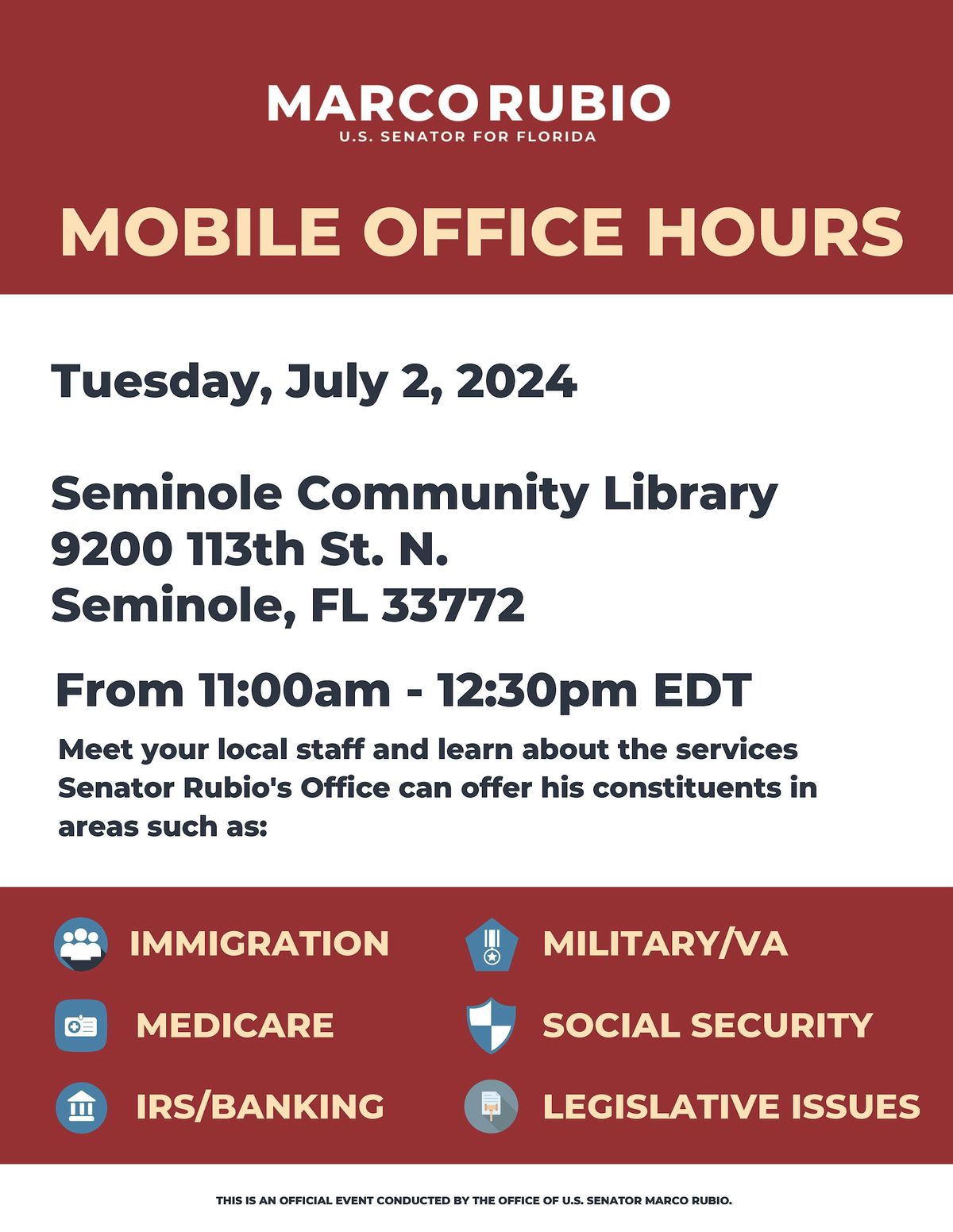 Pinellas County - Mobile Office Hours