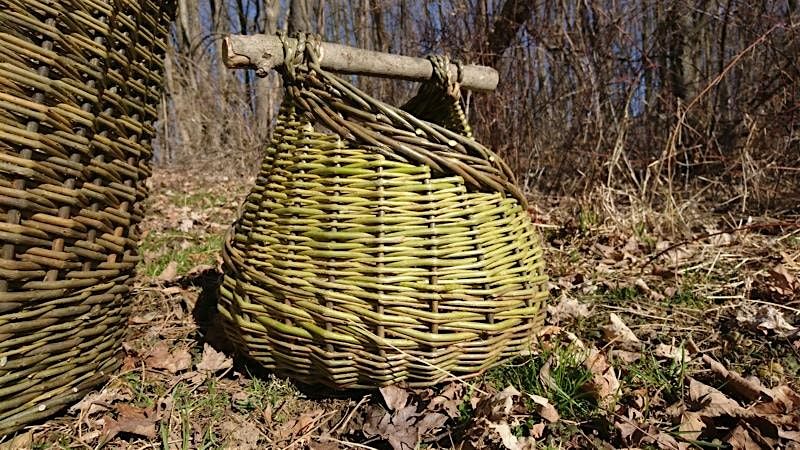 Basket weaving with Jes Clark (they\/them) of Willow Vale Farm