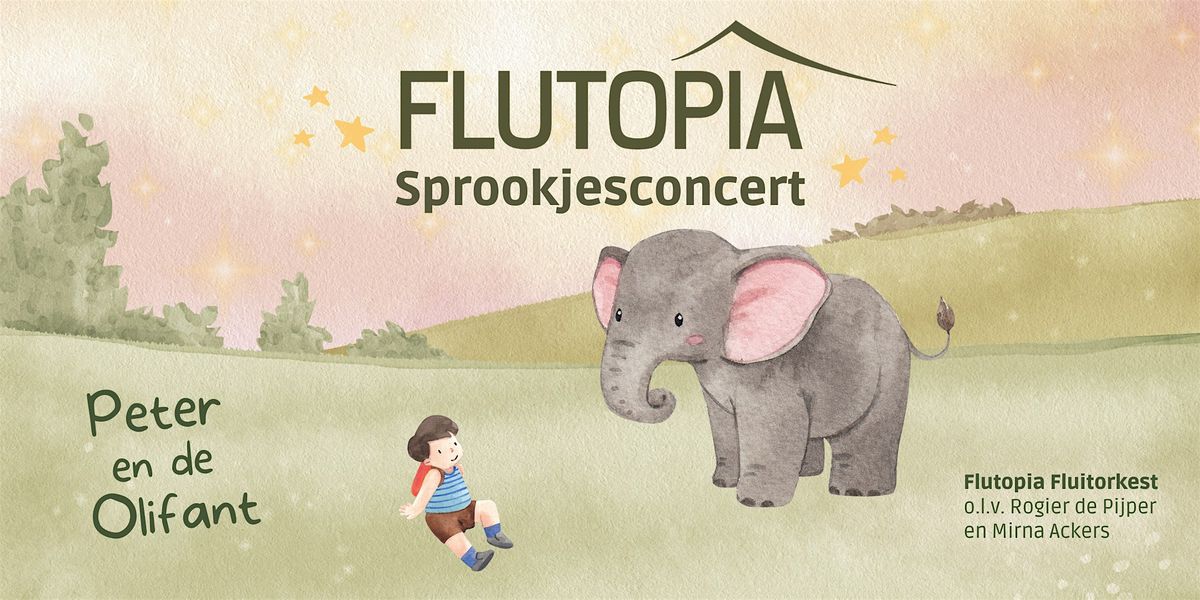 Peter en de Olifant door het Flutopia Fluitorkest | Zierikzee