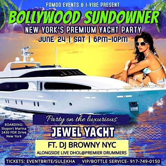 bollywood yacht party nyc