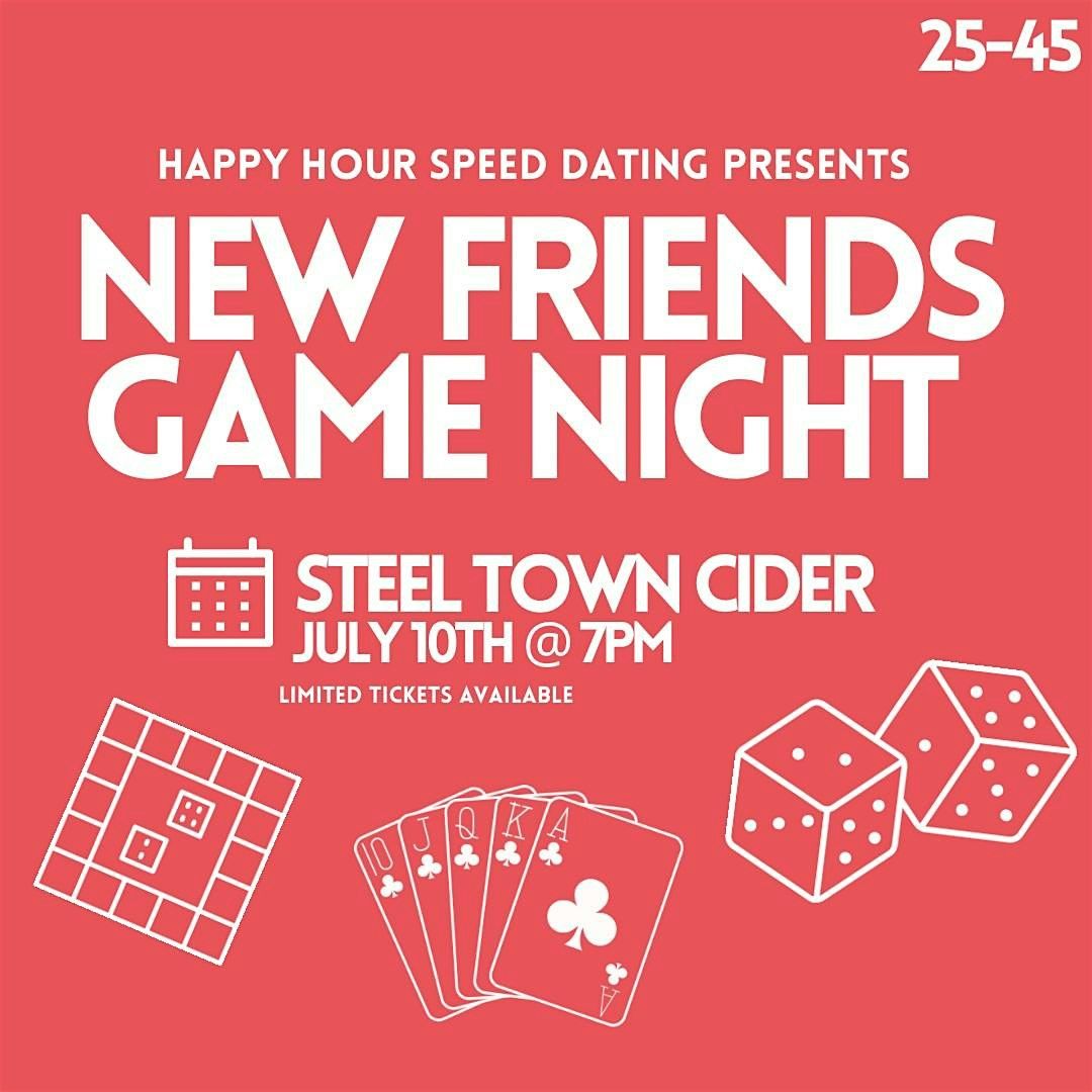 New Friend Game Night  @Steel Town Cider
