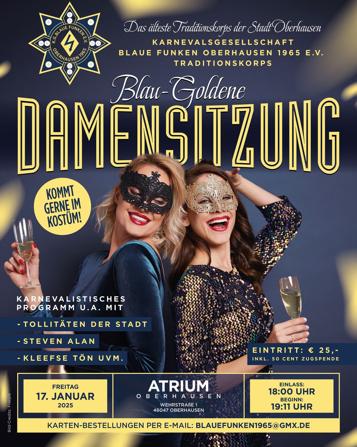 Blau-Goldene Damensitzung \ud83d\udc99\u26a1\ufe0f\ud83d\udc9b