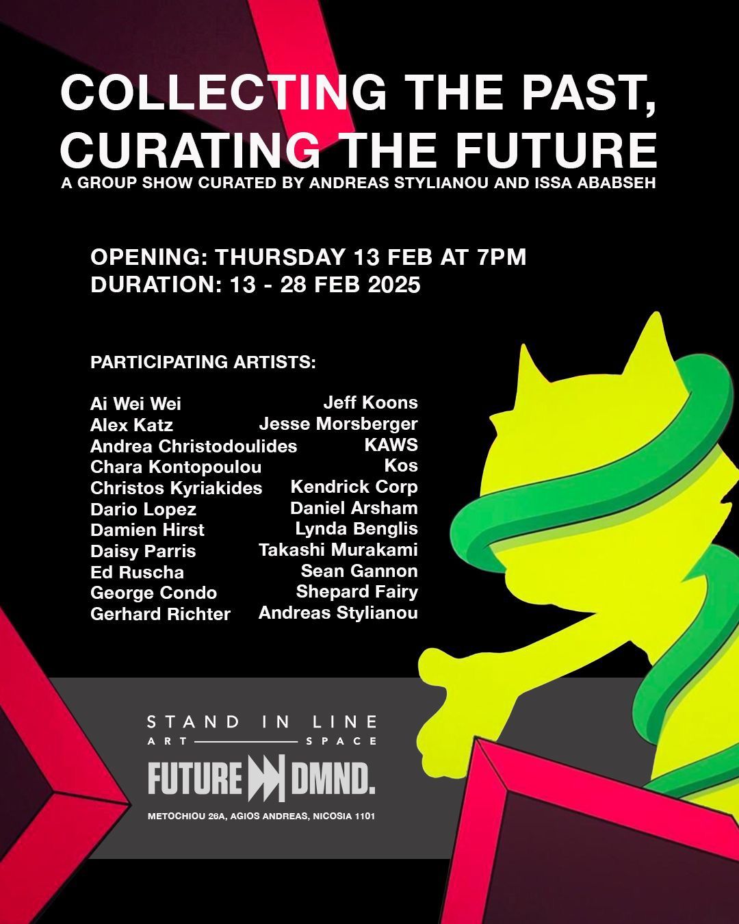 "collecting the past, curating the \u0493uture" - Group show opening night