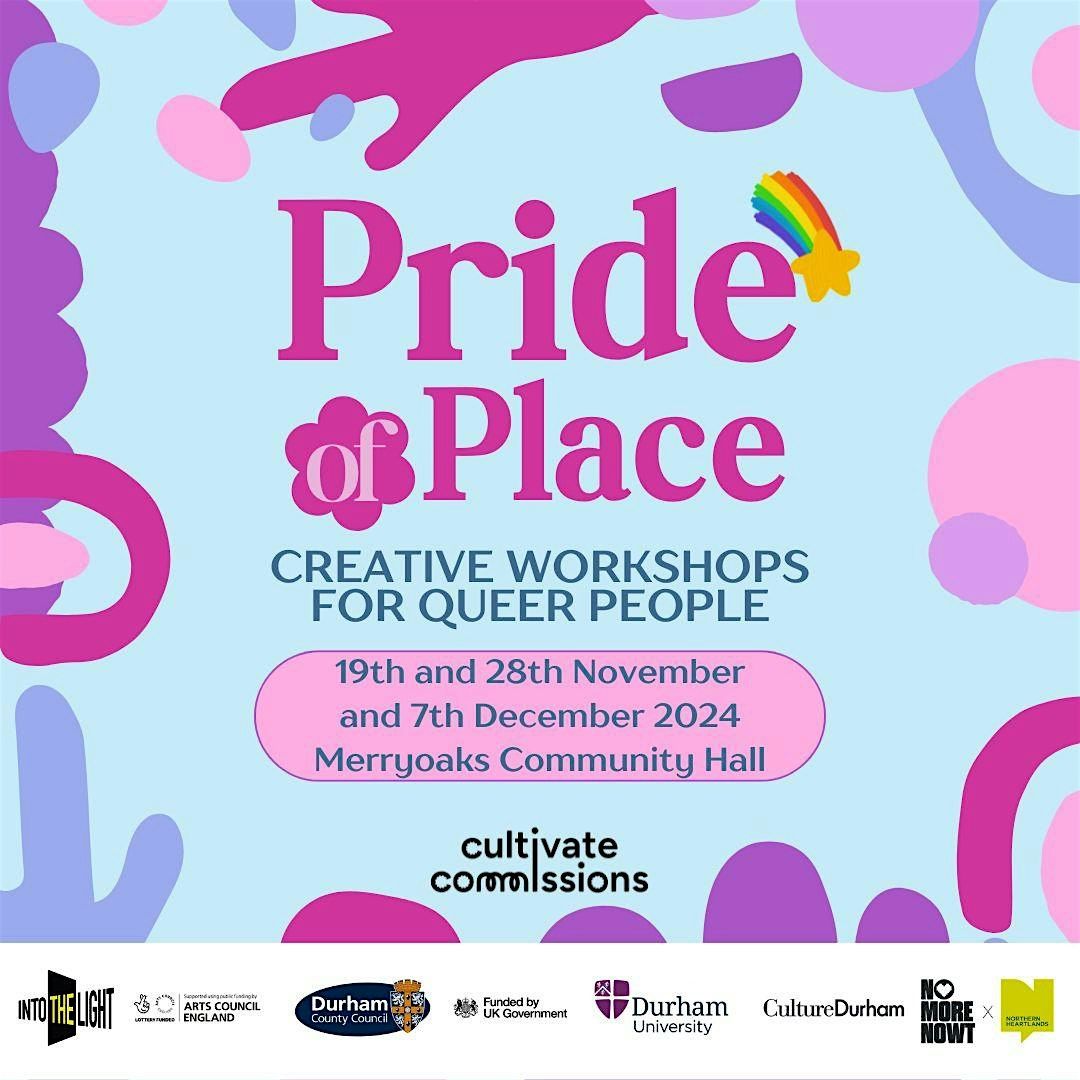 Pride of Place Creative Workshops for Queer People - Under 25s