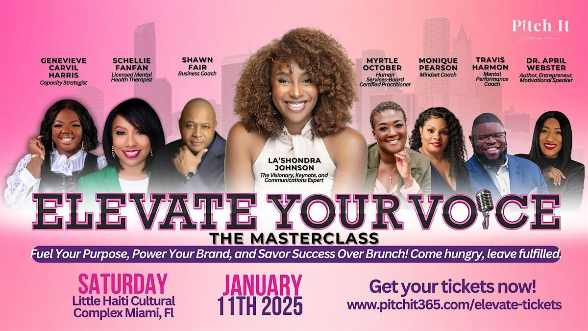 Elevate Your Voice:The Masterclass